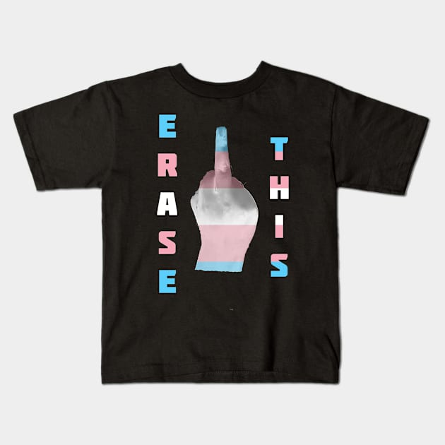 Erase This Kids T-Shirt by BoredisSam